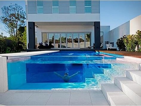 The Best Glass Type for Your Swimming Pool Glazing Rooms Backgrounds, Luxury Swimming Pools, Modern Architecture Interior, Glass Pool, Pool Construction, Modern Pools, Building A Pool, Pool Decor, Architecture Design Concept