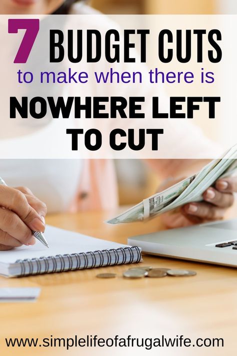 If you are on a tight budget it can feel impossible to cut costs. Trim expenses with these 7 ideas. #budgetcuts #tightbudget #waystosavemoney Budget Binder Free, Saving Money Frugal Living, Cut Expenses, Life On A Budget, Money Frugal, Saving Money Budget, Free Budget, Living On A Budget, Budget Tips