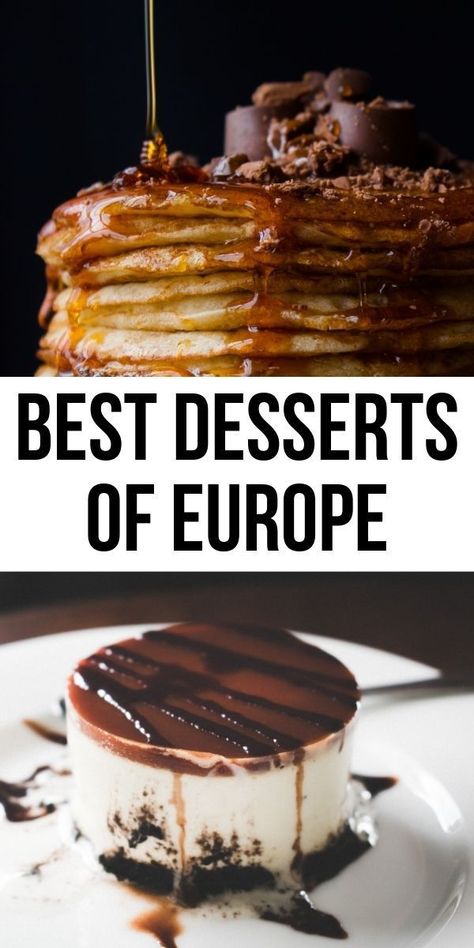 Authentic Desserts, European Pastries, Trending Desserts, European Desserts, Unusual Dessert, Take Your Heart, Desserts Around The World, French Dessert Recipes, Famous Desserts