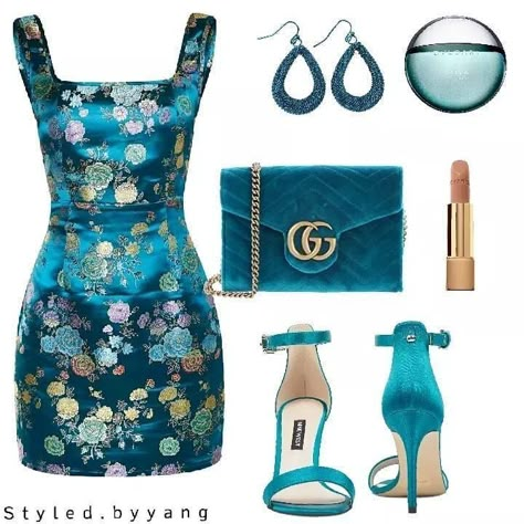 Turquoise Outfit Aesthetic, Turquoise Outfit, Effortlessly Chic Outfits, Elegante Casual, Virtual Stylist, Mode Inspo, Looks Chic, Dressy Outfits, Kpop Fashion Outfits