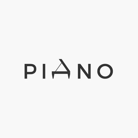 Logo Design Agency, Inspiration Logo Design, Perspective Drawing Lessons, Wordmark Logo, Minimalist Business Logo, Logo Design Process, Online Logo Design, Word Mark Logo, Music Piano