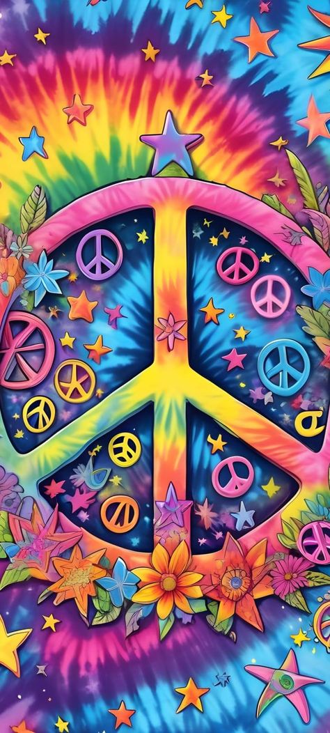 Hippie Phone Wallpaper, Hippie Background, Paz Hippie, Peace Sign Art Hippie, Purple Roses Wallpaper, Mint Green Wallpaper Iphone, Zen Wallpaper, Tube Art, Tie Dye Wallpaper