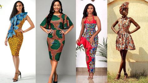 Ankara Style For Slim Lady Dress, Ankara Styles For Slim Tall Ladies, Ankara Styles For Slim Ladies, Styles For Slim Ladies, Simple Ankara Gowns, Trending Ankara Styles, Ankara Design, Ankara Dress Designs, Trendy Ankara Styles