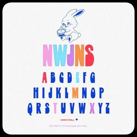 canva fonts free cursive New Jeans Fonts Canva, New Jeans Font, Kpop Fonts, Nwjns Aesthetic, New Jeans Logo, Pop Art Font, Canva Text, Fonts In Canva, Cute Fonts Alphabet