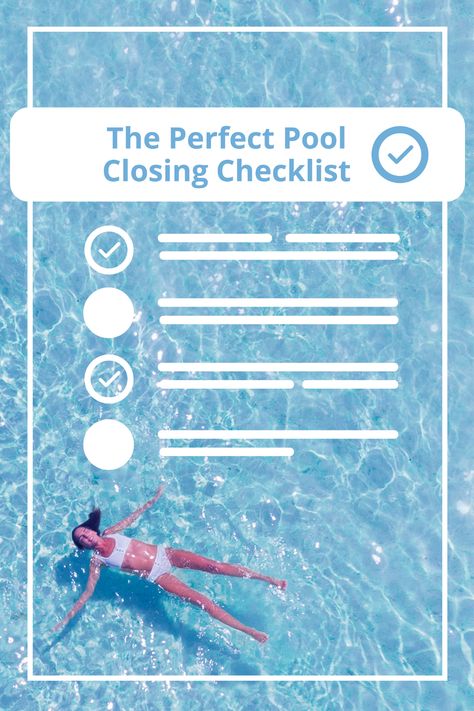 Worried you’ll miss a step when closing your pool? Download our checklist to make sure you have everything covered, and ensure opening your pool in the spring is much easier.  

#poolclosing #winter #abovegroundpool Closing Checklist, School Checklist, Dream Backyard, Above Ground Pool, Miss A, No Worries, Pool, The Incredibles, Make It Yourself