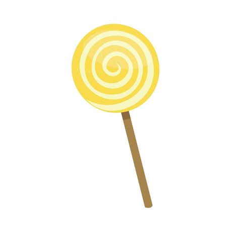 Lollipop Illustration, Lollipop Graphic Design, Lollipop Sticker, Yellow Lollipop, Yellow Star Png, Lollipop Candy, Fate Anime Series, Lollipop, Cartoon Styles