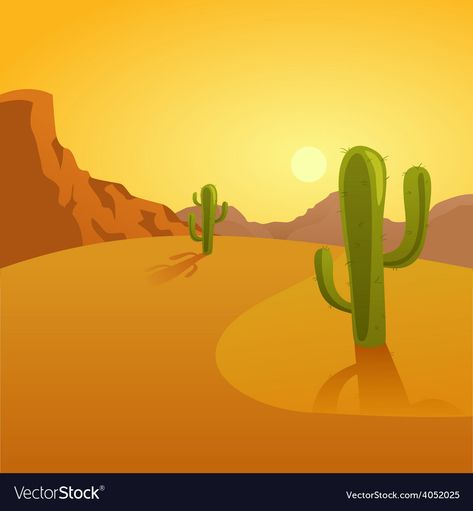 Desert Background, Simple Cartoon, Cartoon Illustration, Children Illustration, Travel Posters, Adobe Illustrator, Google Images, Kids Room, Vector Images