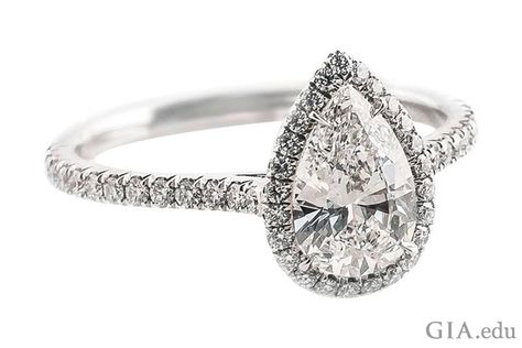 Platinum Halo Engagement Ring, Pear Shaped Halo Engagement Ring, Pear Shape Engagement Ring, Rings Multiple, Pear Shaped Diamond Engagement Rings, Engagement Ring On Hand, Pear Cut Diamond Ring, Pear Shaped Diamond Ring, Pear Cut Engagement Rings