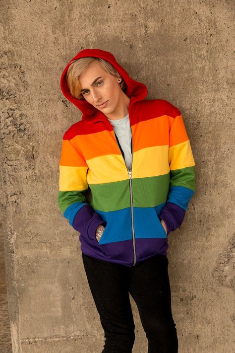 Lgbtq Merch, Genderfluid Aesthetic, Gay Outfits, Pride Clothing, Pride Festival, Pride Wear, Gay Outfit, Gay Pride Flag, Lgbt Rights