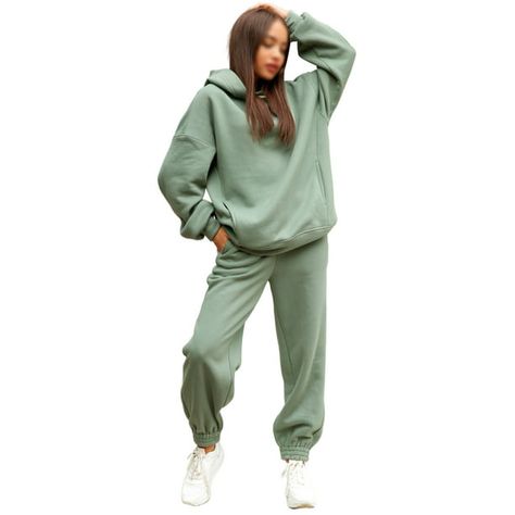 Matching Sweat Suits, Mha Clothes, Monochromatic Looks, Winter Wear Women, Sweatpants And Hoodie, Sweat Sets, Sweat Suits, Tracksuit Outfit, Comfy Clothing