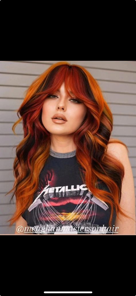 Intense Copper Hair, Fox Tail Hair Color, Fox Dyed Hair, Fox Tail Hair, Fox Hair Dye, Fox Hair, Bella Hair, Tail Hair, Fox Tail