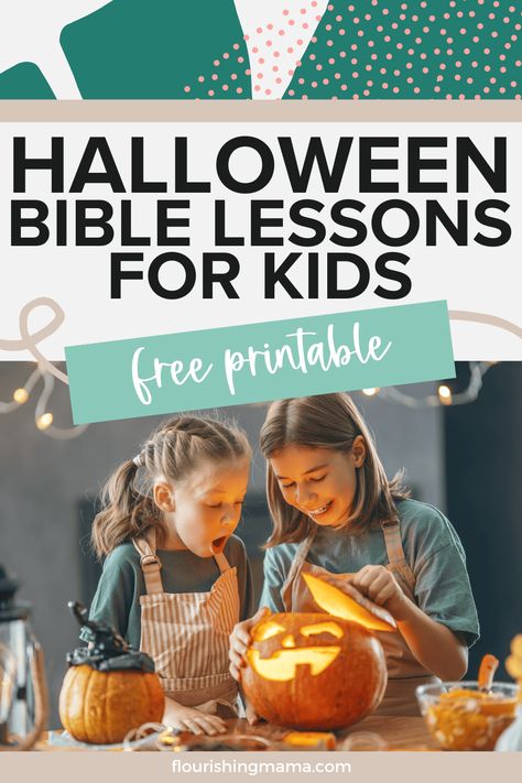 Halloween Devotional For Kids, Halloween Childrens Church Lessons, Sunday School Halloween Lesson, Halloween Bible Lessons For Kids, Halloween Church Lessons For Kids, October Sunday School Lessons, Halloween Sunday School Lessons, Halloween Bible Lesson, Fall Sunday School Lessons