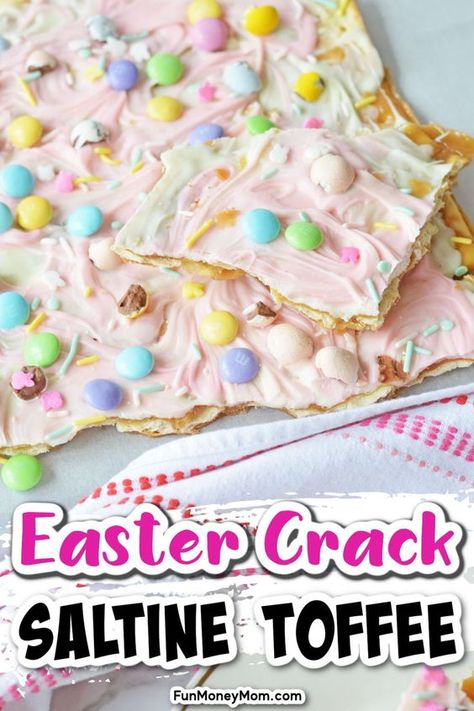 Easter Bark Recipe, Easter Snack Mix, Treats For Easter, Easter M&ms, Easter Candy Recipes, Easter Bark, Easter Candies, Easter Sweet Treats, Easter Deserts