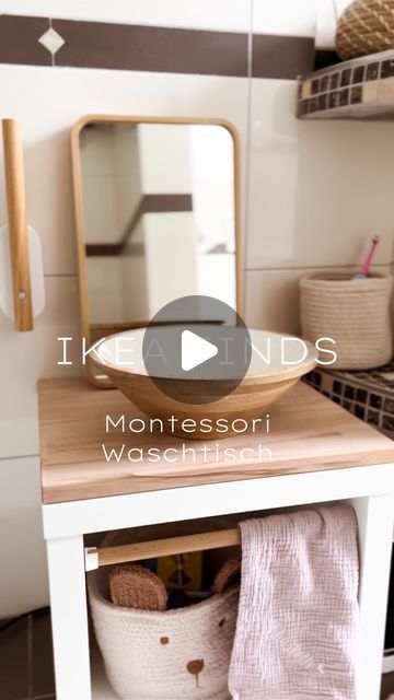 VLADI | MOM | MONTESSORI | UGC & CONTENT CREATOR on Instagram: "IKEA FINDS
MONTESSORI WASCHTISCH

Der Waschtisch hat ja für viel Aufruhr gesorgt und für all diejenigen, die die Idee auch so super fanden hab ich hier ein paar kleine IKEA Finds zusammengestellt!

Beim Dchweden gab es folgendes:
• IKEA KALLAX WÜRDEL
• SPIEGEL IKORNNES
• passende kleine Handtücher
• Körbchen für Zahnbürste etc. TJABBIG

Die Holzplatte und die kleine Stange findet ihr beim @kallaxshop.de 
*Werbung wegen Markennennung 

Wir lieben unseren Waschtisch und wollen ihn nicht mehr missen!🥰🙏🏾 
.
.
.
.
IKEA HACK
KALLAX HACK
IKEA KIDS
#ikeafinds #ikeahack #ikeakids #montessori #montessoritoddler #montessoriwaschtisch #ikeakallaxhack #ikeahome" Ikea Montessori, Kallax Hack, Ugc Content Creator, Ikea Kallax Hack, Hack Ikea, Ikea Finds, Ikea Kids, Ugc Content, Ikea Kallax