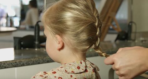 Plaits Tutorial, French Braids Tutorial, French Plait, Toddler Braids, Plait Braid, French Braid, Toddler Hair, Kids Hairstyles, Hair Tutorial