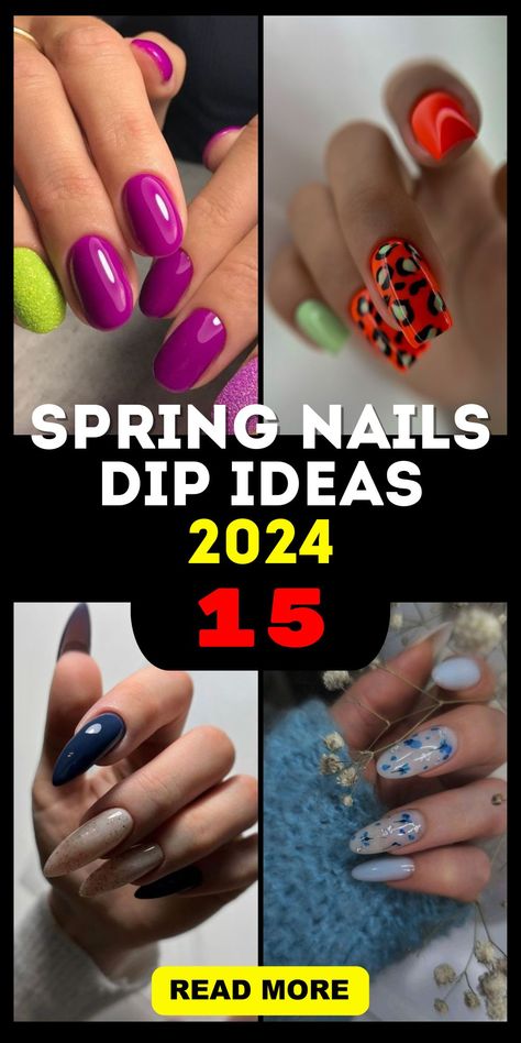 Embracing the Bloom: Spring Nails Dip 2024 Unveiled 15 Ideas Fun Spring Nails, Pink Chrome Nails, Nail Color Ideas, Nails Dip, Spring Nail Trends, Nails Cute, Cute Spring Nails, Summer Nails Colors, Nails 2024