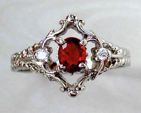 Ruby Wedding Ring Vintage, Vampire Engagement Ring, Engagement Rings Red, Oval Ruby Engagement Ring, Red Engagement Ring, Engagement Ring Ruby, Ruby Wedding Ring, Nontraditional Engagement Rings, Garnet Wedding Rings