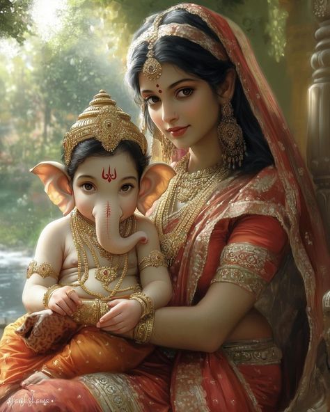 Ma Parvati, Shiva Mantra, Ma Durga, God Artwork, Ganesh Photo, Shiva Parvati Images, Hanuman Photos, Har Har Mahadev, Hindu Dharma