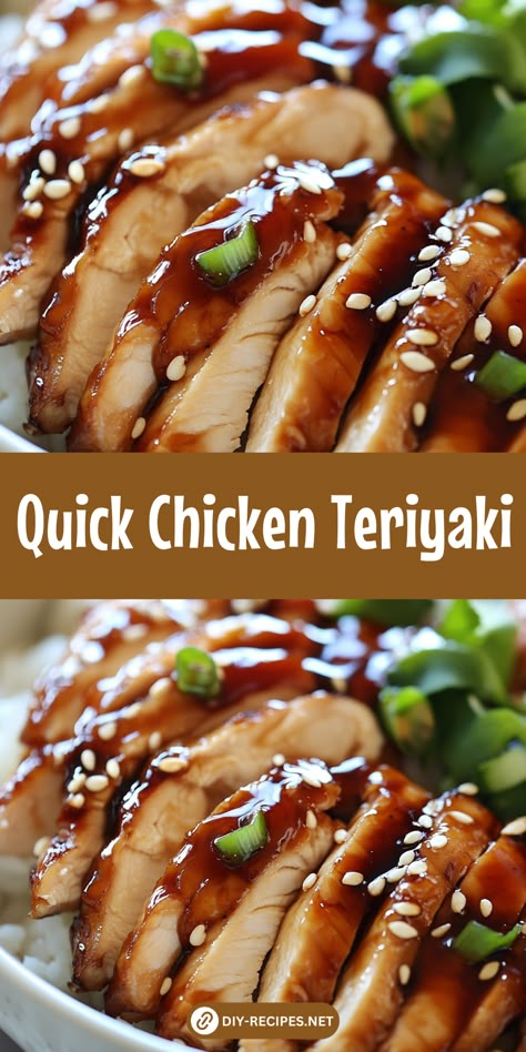 Make a quick and easy Chicken Teriyaki with this recipe! Juicy chicken thighs in a rich, sweet soy glaze—perfect for a fast weeknight dinner. How To Make Teriyaki Chicken Easy, How To Cook Teriyaki Chicken, Authentic Teriyaki Chicken, Slow Cooker Teriyaki Chicken Thighs, Teriyaki Chicken Stove Top, Chicken Thigh Recipes Teriyaki, Teriyaki Chicken Breast Recipes, Chicken Thigh Teriyaki Recipe, Teriyaki Chicken Recipes Easy