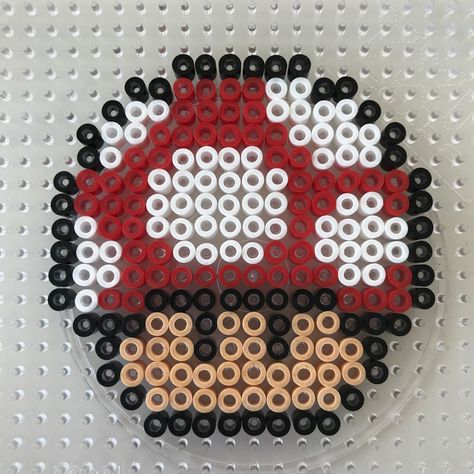 Seta Mario Bros Hama Beads Hanna Beads Patterns, Hama Beads Mario, Perler Bead Mario, Hamma Beads Ideas, Fuse Bead Patterns, Hama Beads Design, Perler Crafts, Diy Perler Bead Crafts, Hama Beads Patterns