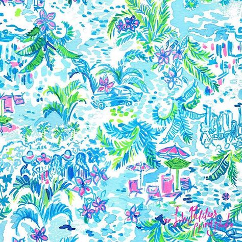 Lilly Pulitzer print: What Lovely Place Lily Pulitzer Wallpaper, Lilly Pulitzer Patterns, Lilly Pulitzer Print, Alpaca My Bags, Lilly Prints, Lilly Pulitzer Prints, Summer Wallpapers, Patterns Wallpaper, Preppy Wallpaper