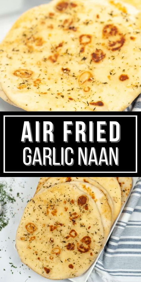 Airfryer Naan Bread, Air Fryer Turkish Bread, Air Fryer Dough, Indian Fry Bread Recipe Air Fryer, Air Fryer Indian Fry Bread, Air Fryer Flat Bread, Air Fryer Breads, Airfryer Baking Recipes, Air Fryer Naan Bread