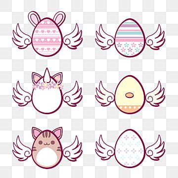 Cat Easter Egg, Easter Egg Vector, Easter Unicorn, Cat Easter, Easter Vector, Happy Easter Eggs, Cat Egg, Chicken Easter, Chicken Vector