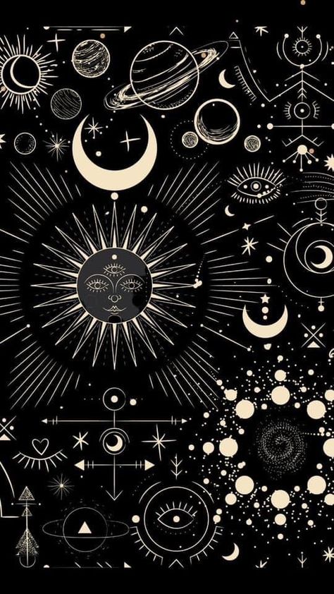 Apple Watch Wallpaper Astrology, Celestial Apple Watch Wallpaper, Astrology Phone Wallpaper, Black Astrology Wallpaper, Spiritual Wallpaper Black, Astrology Wallpaper Desktop, Black Magic Wallpaper, Astrology Wallpaper Aesthetic, Astrological Wallpaper