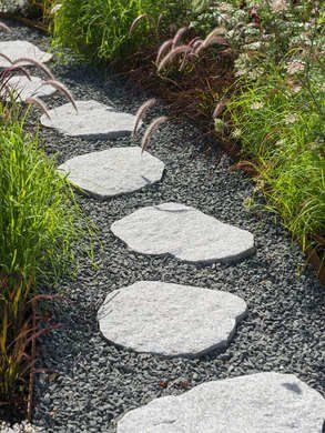 Here are some stone walkways if you are looking for some creative passageway ideas, but desire to save on costs. #walkwaysideasfrontyard Gravel Walkway, Stone Garden Paths, Backyard Walkway, Walkway Design, Outdoor Walkway, Walkway Ideas, Walkways Paths, Garden Paving, Garden Stepping Stones