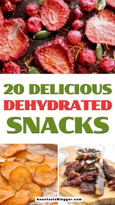 Uncover a variety of nutritious dehydrator recipes with this collection of 20 ideas. Delve into the world of food dehydration and find inspiration for creating delicious snacks using fruits and vegetables. Whether you're a seasoned dehydrating enthusiast or a beginner looking to try something new, these recipes offer a range of options to satisfy your cravings. From sweet fruit leathers to savory veggie chips, there's something for everyone to enjoy. Keto Beef Jerky Recipe, Dehydrator Snacks, Dehydrator Recipes Fruit, Dehydrated Snacks, Dehydrator Ideas, Best Food Dehydrator, Veggies Snacks, Dehydrated Recipes, Dehydrating Food Storage