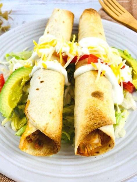 How to Make Baked Rolled Tacos - Made In A Pinch Rolled Tacos, Indian Tacos, Homemade Fries, Fry Bread, Twice Baked Potatoes, Ham And Cheese, Aioli, Taco Tuesday, Picky Eaters