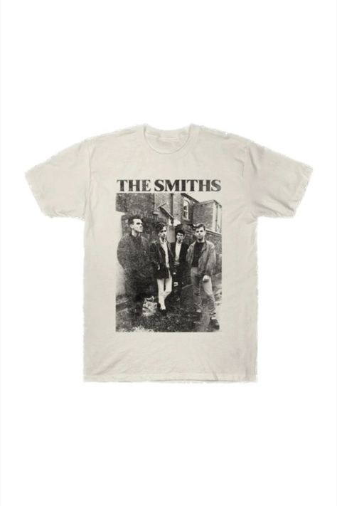 The Smiths Shirt, Silly Clothes, 80s Fashion Trends, Vintage Band Tees, The Smiths, T Dress, Cool Graphic Tees, Warm Outfits, Diy Shirt