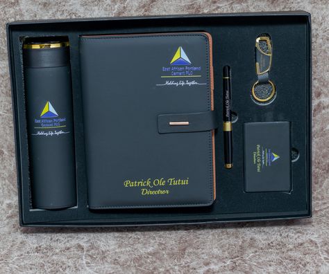 Branded Black Executive Gift Set Free branding WhatsApp 0714062929 or 0715909090 to order Advertising Board, Executive Gifts, Office Set, Office Interior, Set Free, Office Interior Design, Gift Sets, Gift Shop, Gift Set