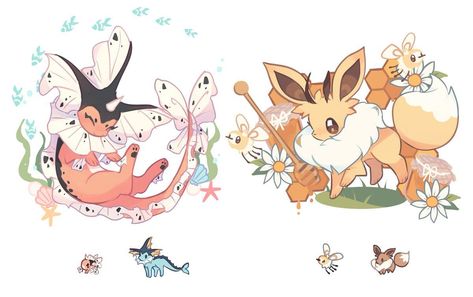 Pokemon fusions | Pokéfusion / Pokémon Fusion | Know Your Meme Custom Eeveelutions, Az Pokemon, Ninetales Pokemon, Pokemon Mix, Mega Evolution Pokemon, Kartu Pokemon, Pokemon Fusions, Gijinka Pokemon, Pokemon Eevee Evolutions