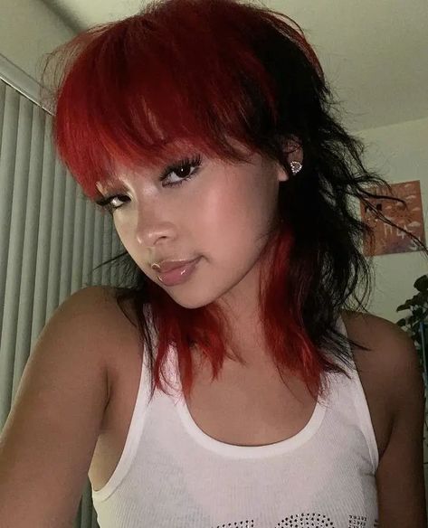 Hottest 2024 Hairstyles for Black Women 16 Ideas: Short, Mullet, Pig Tails, and More! Short Mullet, Red Hair Inspo, Dyed Hair Inspiration, Hair Inspiration Short, Punk Hair, Hair Dye Ideas, Pretty Hair Color, Funky Hairstyles, Dye Colors