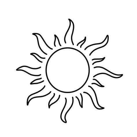 Sun Lineart, Simple Sun Tattoo, Zelda Tattoo, Sun Tattoo Designs, Christian Sleeve Tattoo, Small Tattoos With Meaning, Small Pretty Tattoos, Small Tattoos Simple, Tattoo For Son