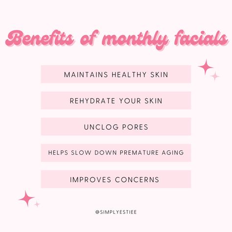 Have you ever wondered about the benefits of regular facials? Here are some benefits book your appointment with me link in bio Why Get A Facial, Benefits Of A Facial, Facial Benefits Quotes, New Esthetician Post, Esthetician Introduction Post, Esthetician Office, Hydrating Face Mask Diy, Beauty Parlour Offer Poster, Esthetician Facts Skincare