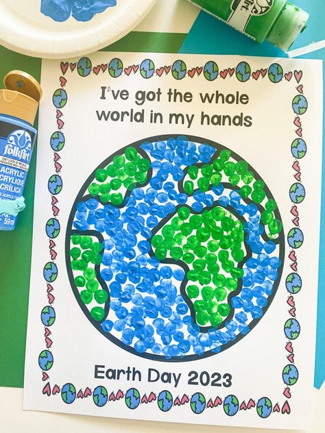 17 FUN Earth Day Crafts (2023) - ABCDee Learning Crafts For School Age, Crafts For School Age Kids, Easy Earth Day Crafts, Kids Winter Activities, Summer Reading Chart, Winter Hat Craft, Crafts For School, Pumpkin Learning, To My Teacher