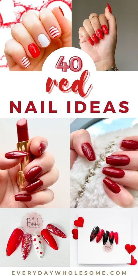 Red Nails, Acrylic ideas & design inspiration designs. Cute red nail trends for winter 2022. Short, acrylic, long. Nails acrylic coffin. Red nail ideas, designs, inspiration. christmas, valentines day, winter, matte, glossy, easy, affordable. heart, glitter, rhinestone. red baddie nails, dope nails red, trendy, #rednails #nails #naildesigns #nailideas #nailinspiration #coffinnails #acrylicnails #coffin #rednailsdesigns #nailideas #nail #nailsideas #cutenails #acrylicnaildesigns #rednaildesigns Red Nail Tips Designs, Nails Acrylic Inspiration, Red Baddie Nails, Red Nails Acrylic, Red Nail Ideas, Cute Red Nails, Short Red Nails, Acrylic Inspiration, Inspiration Designs