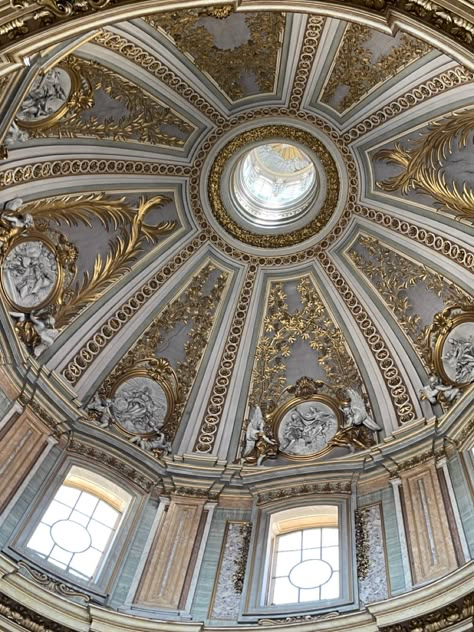 Architecture Ceiling Design, Baroque Ceiling, Rococo Architecture, Golestan Palace, Domed Ceiling, Classic European Interior, Architecture Ceiling, Baroque Interior, Royal Room