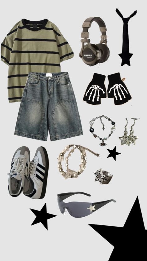 Grunge outfit #grungeoutfits #outfit #grungeaesthetic #staraesthetic Grungy Outfit, Grunge Outfits 90s, Grunge Outfit, 90s Fashion Outfits, Vibe Clothes, Swaggy Outfits, Edgy Outfits, Dream Clothes, Grunge Fashion