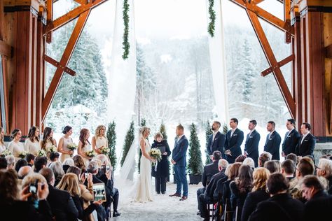 The Best Destination Wedding Venues in Canada Christmas Wedding Inspiration, Snowy Wedding, How To Dress For A Wedding, Snow Wedding, Winter Wedding Decorations, Dream Wedding Venues, Lake Lodge, Catholic Wedding, Winter Wedding Inspiration