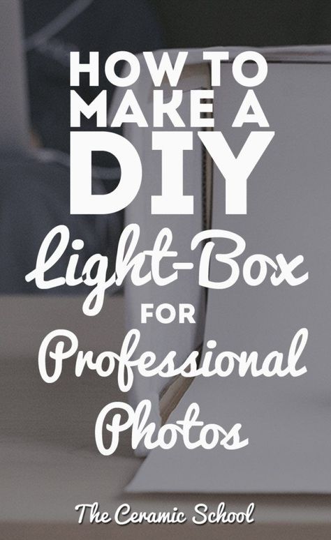 How to make a DIY Lightbox Photo Box Diy, Diy Light Box, Photo Light Box, Light Box Diy, Light Box Photography, Photography Backdrops Diy, Diy Paint Projects, Diy Light Fixtures, Light Boxes