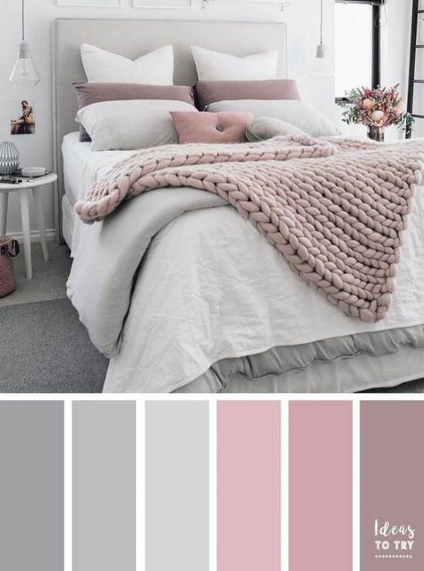 Wonderful Photographs Color Palette for bedroom Popular No matter if you are a newbie or a classic hands, how to use coloration will be essentially the most #bedroom #Color #Palette #Photographs #Popular #Wonderful Pale Pink Bedrooms, Mauve Bedroom, Beautiful Bedroom Colors, Pillows Ideas, Cozy Pillows, Bedroom Colour Palette, Perfect Bedroom, Bedroom Color Schemes, Gray Bedroom