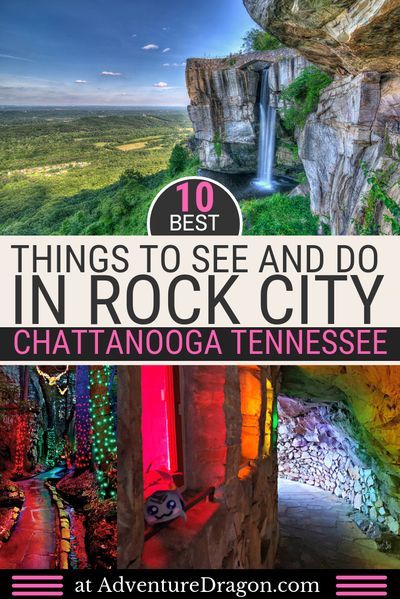 Things to Do in Rock City | Things to Do in Chattanooga TN Tennessee | Lookout Mountain Georgia | High Falls Waterfall | Lover's Leap | Lovers Leap | Best Beautiful Waterfalls in the World | United States USA Travel Photography | Mountain Hiking | Beautif Rock City Chattanooga, Rock City Gardens, Lookout Mountain Georgia, Tennessee Road Trip, Tennessee Nashville, City Gardens, Tennessee Travel, Lookout Mountain, Tennessee Vacation