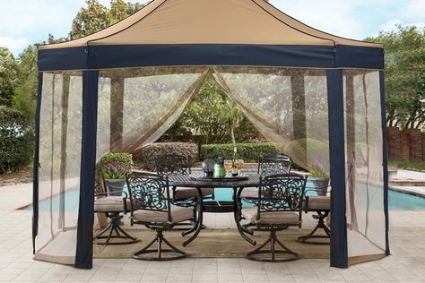 Stay shaded outside this summer with one of these great canopy options. Outdoor Cooking Spaces, Enjoy Your Trip, Best Tents For Camping, Snow And Rain, Retractable Canopy, Backyard Gazebo, Gazebo Canopy, Camping Lanterns, Family Handyman