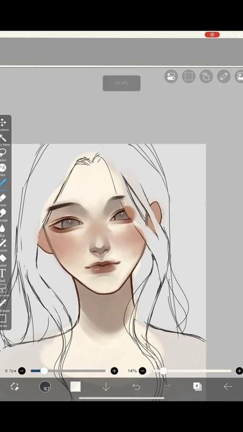 Digital Art Tutorial Beginner, الفن الرقمي, Skin Drawing, Ibis Paint X, Color Skin, Paint Brush Art, Digital Art Beginner, Art Tools Drawing, My Board