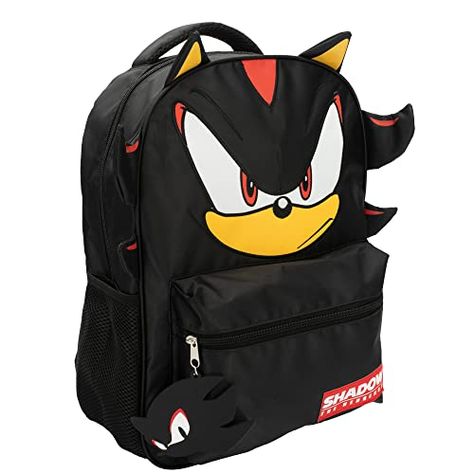 Shadow The Hedgehog Backpack, Shadow Backpack, Matching Backpacks, Sonic Plush, Senior Year Fun, Best Friend Challenges, Cartoon Backpack, Friend Challenges, Boys Backpacks