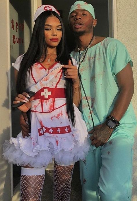 Black Couple Halloween Costumes, Bf Things, All Black Halloween Costume, Halloween Costume Couple, Black Dress Halloween Costume, 3 People Costumes, Easy Diy Halloween Costumes, Halloween Fits, Costumes 2024