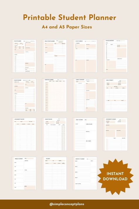 Student Planner Printable, Academic Planner Printable, College Student Planner, High School Planner landscapedigitalplanner #plannerdeestudosgratis. Free School Planner, College Planner Printables, Homeschool Student Planner, Free Weekly Planner Templates, High School Planner, Free Weekly Planner, Student Weekly Planner, Weekly Planner Free Printable, Student Planner Printable